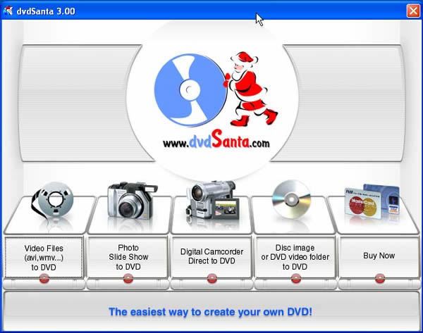 DVDSanta Screenshot